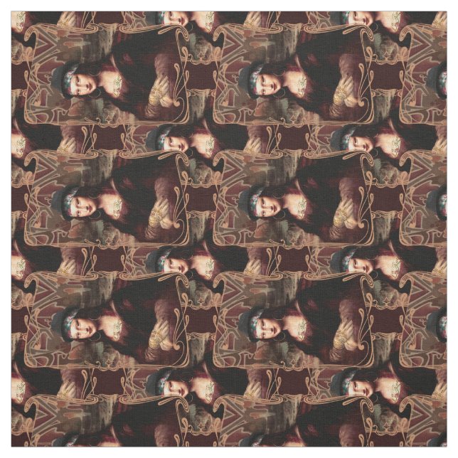 La Chola Mona Lisa Mexican Tyg (Provkarta)