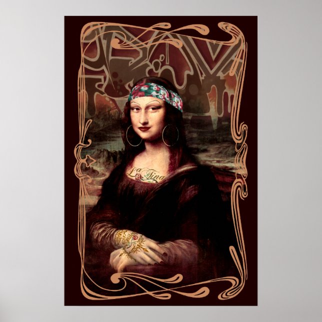 La Chola Mona Lisa Poster (Framsidan)
