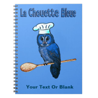 La Chouette Bleue Café Anteckningsbok