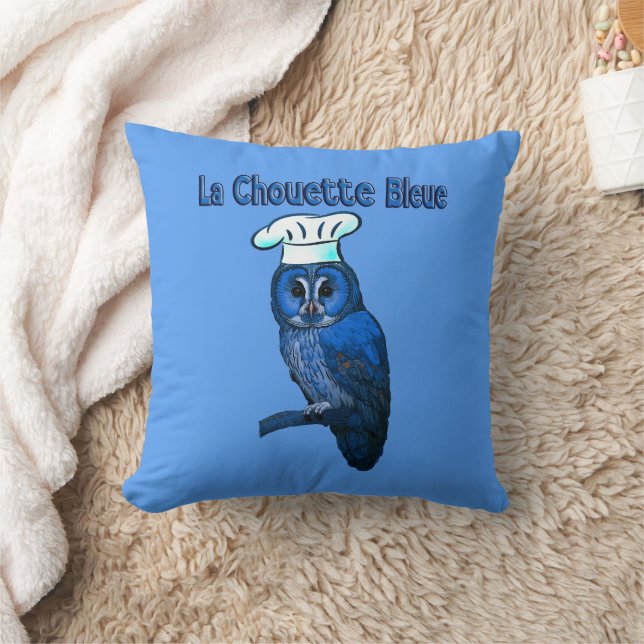La Chouette Bleue Cafe Kudde (Filt)