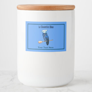 La Chouette Bleue Cafe Mat Etiketter