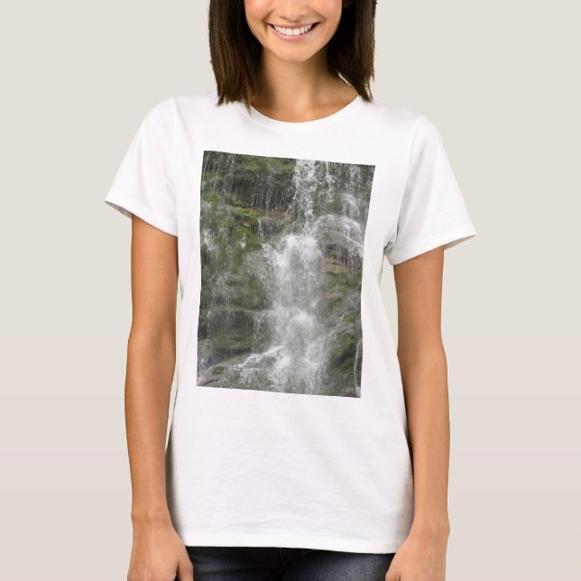 La Chute vattenfall i Forillon nationalpark      T Shirt (Framsida)
