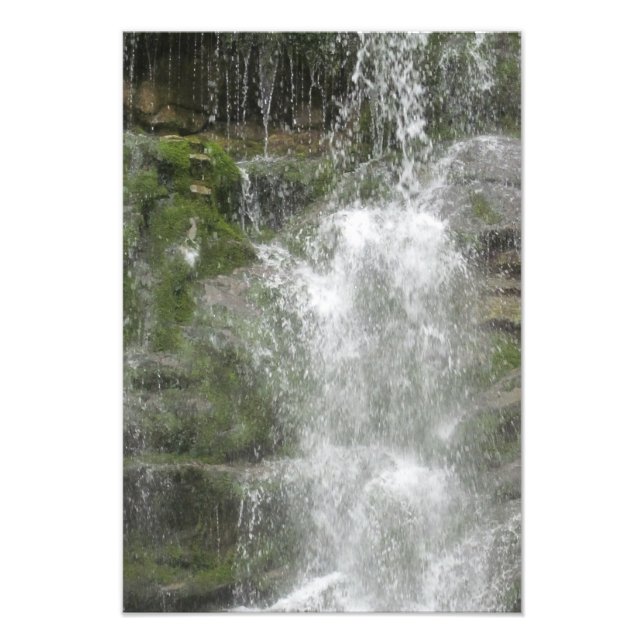 La Chute Waterfall i Forillons nationalpark Fototryck (Framsidan)