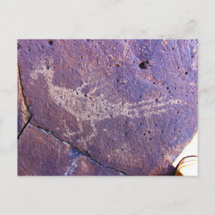 La Cieneguilla Petroglyfplats Santa Fe Vykort