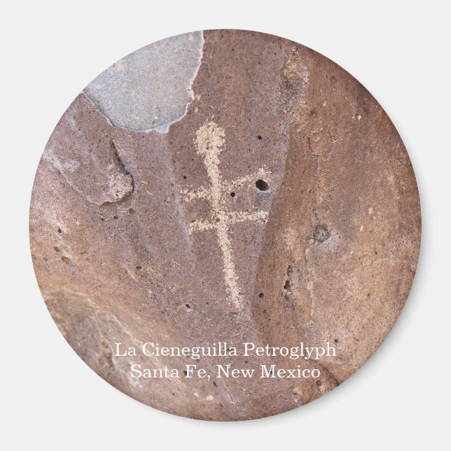 La Cieneguilla Petroglyph Magnet (Framsidan)