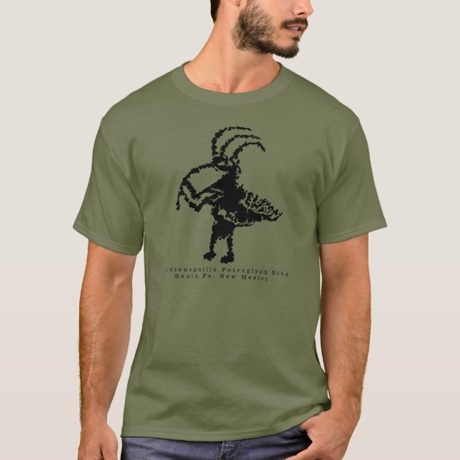 La Cieneguilla Petroglyph Site Santa Fe T Shirt (Framsida)
