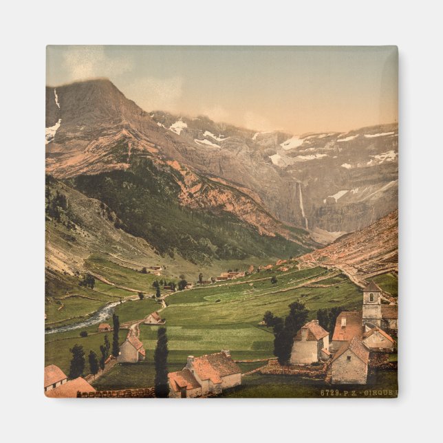 La Cirque de Gavarnie, Pyrenéerna, Frankrike Magnet (Framsidan)