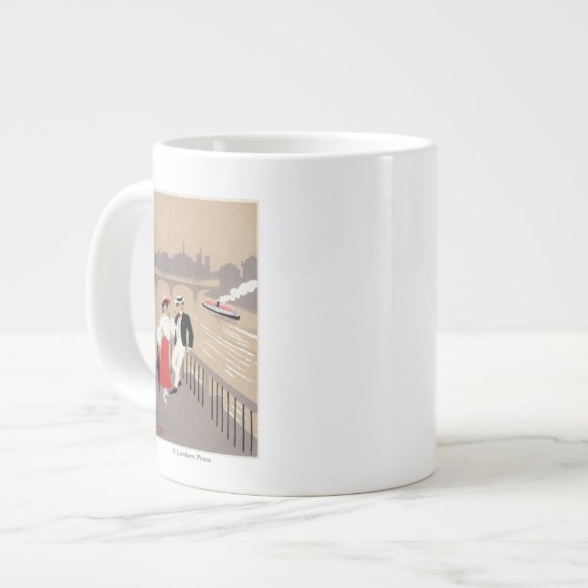 La Cite Art Deco Scen Jumbo Mugg (Framsida vänster)