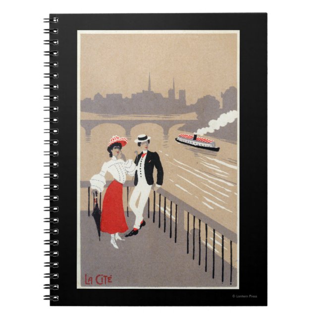 La Cite Art Deco Scene Anteckningsbok (Framsidan)