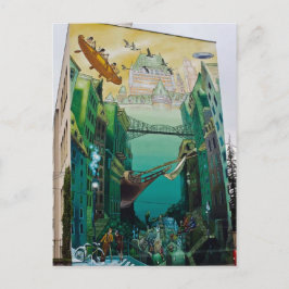 La cité idéale québécoise - Mur peint - Lyon Vykort