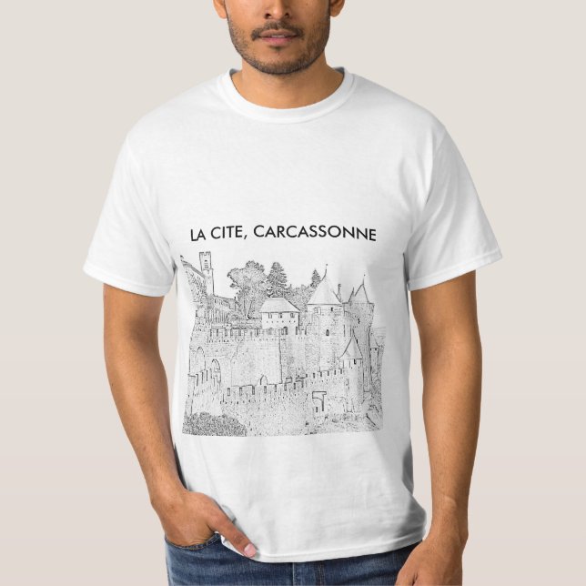 La citerar, Carcassonne T-shirt (Framsida)