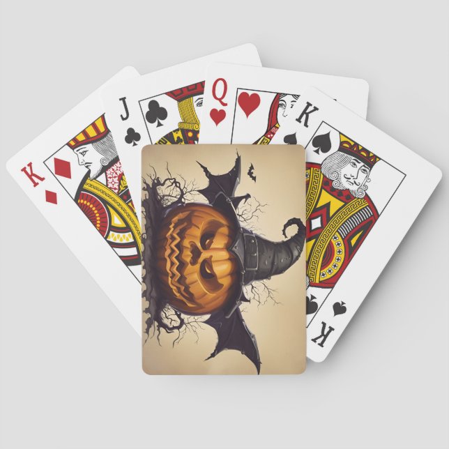 La citrouille d'Halloween Casinokort (Baksidan)