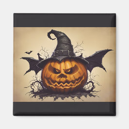 La citrouille d'Halloween Magnet