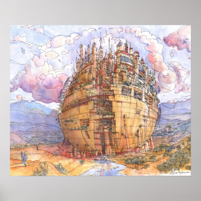 La Citta' Sferica Poster (Framsidan)