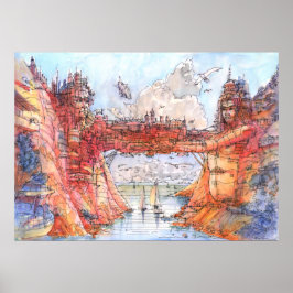 La citta's sul fiume poster