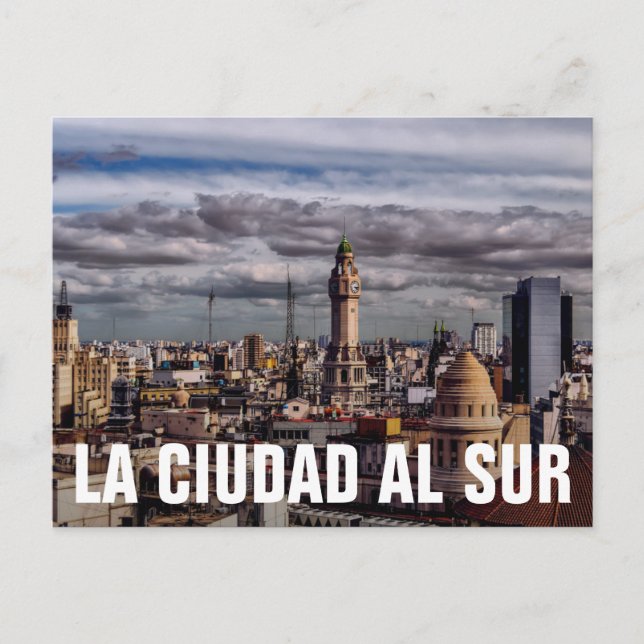 La Ciudad Al Sur - City South Vykort (Framsida)
