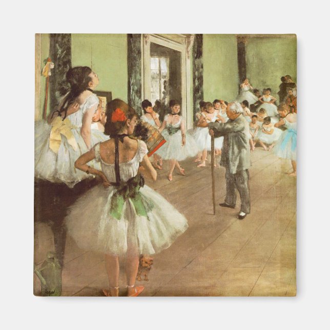 La Classe de Danse av Edgar Degas Magnet (Framsidan)