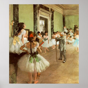 La Classe de Danse av Edgar Degas Poster