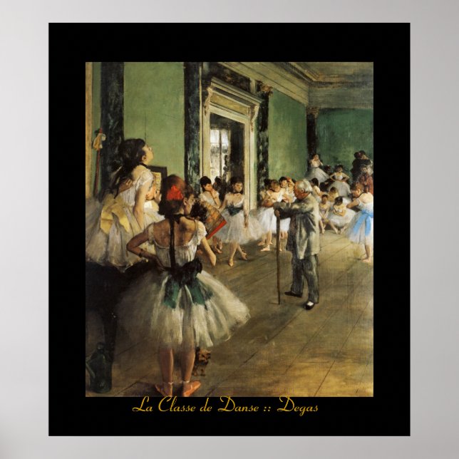 La Classe de Danse Degas Poster (Framsidan)