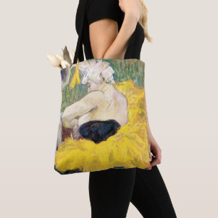 La Clownesse (Clown) Cha-U-Kao av Toulouse Lautrec Tygkasse