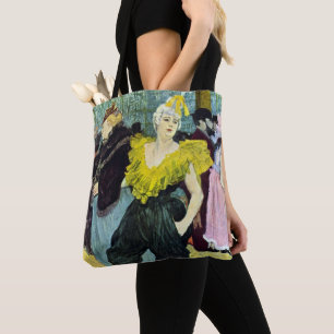 La Clownesse (Clown) Cha-U-Kao av Toulouse Lautrec Tygkasse