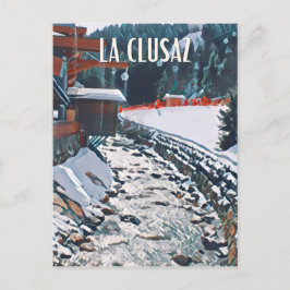 La Clusaz Station de ski Vykort