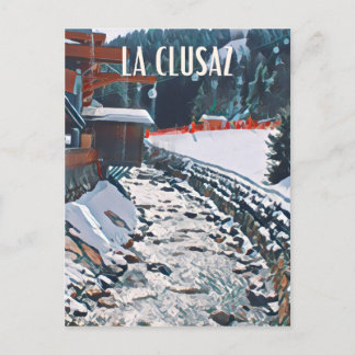 La Clusaz Station de ski Vykort