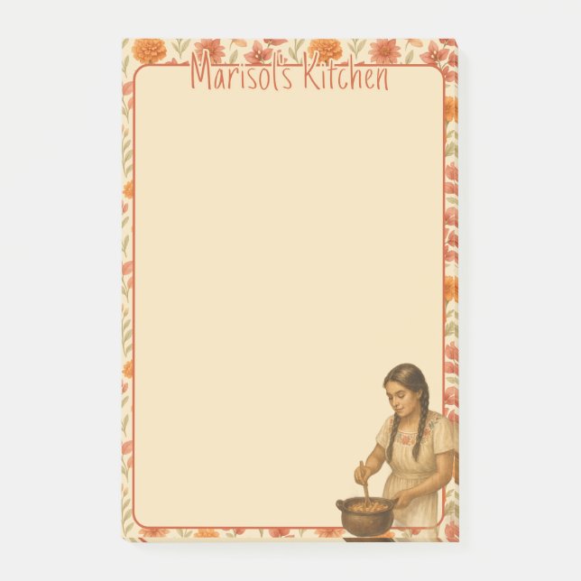 "La Cocina de Mama" My Recipes Post-it Notes Block (Framsida)