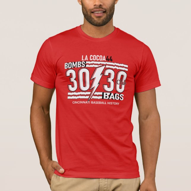 La Cocoa 30 Bomber 30 Påsar T Shirt (Framsida)