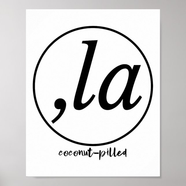 La Coconut Pilled Kamala Harris Women Poster (Framsidan)