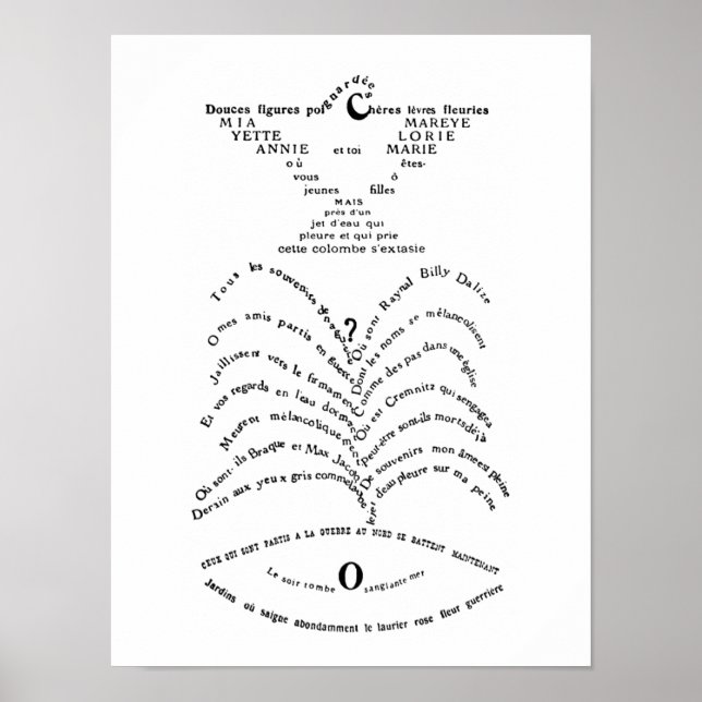 La Colombe poignardée et le Jet d'eau Poster (Framsidan)