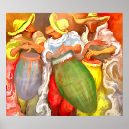 "La Comparsa" Högkontrast Poster