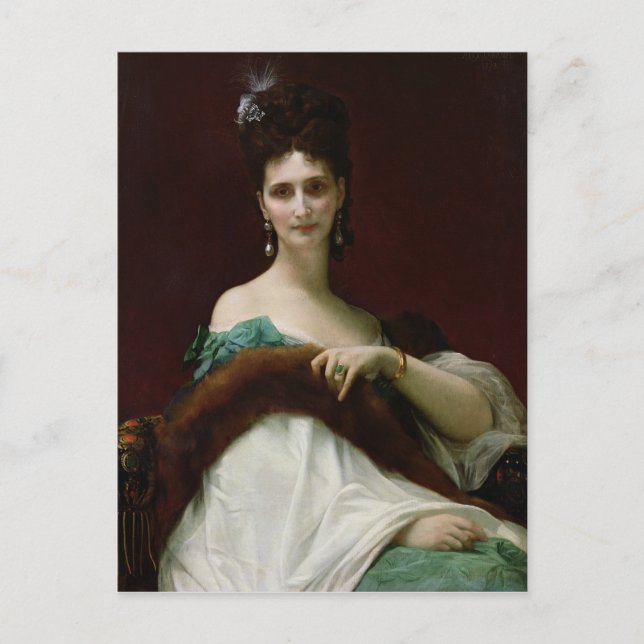 La Comtesse de Keller, 1873 Vykort (Framsida)