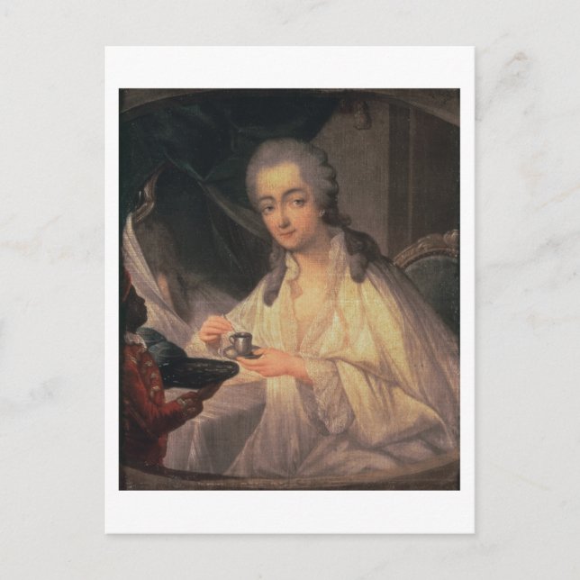 La Comtesse du Barry (1743-93) (olja på canvas) Vykort (Framsida)