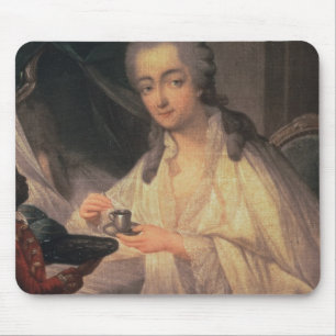 La Comtesse du Barry (1743-93) (olja på kanfas) Musmatta