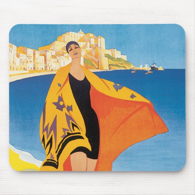 La Corse Riviera Mousepad Musmatta (Framsidan)