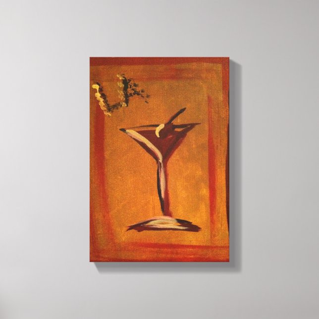 ’LA COSMO’ RETRINT OF ACRYLIC PAINTING ON CANVAS (Framsida)