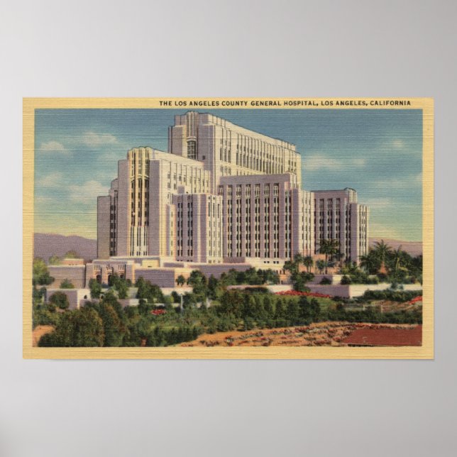 LA County General Hospital Poster (Framsidan)