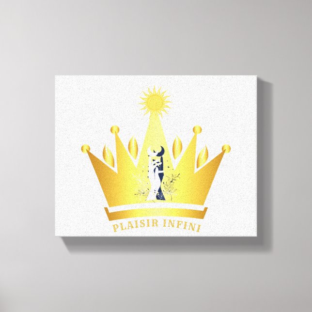La Couronne Astrale de PLAISIR INFINI Canvastryck (Framsida)