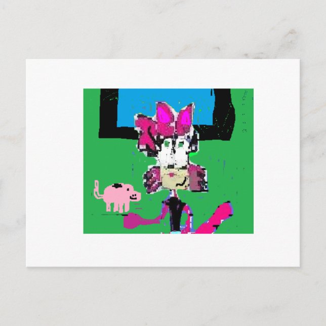 LA Critter Cici, Cat get-rik-idé Vykort (Framsida)