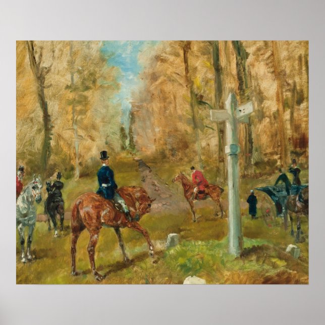 La croisee des chemins, 1883 (oil on canvas) poster (Framsidan)