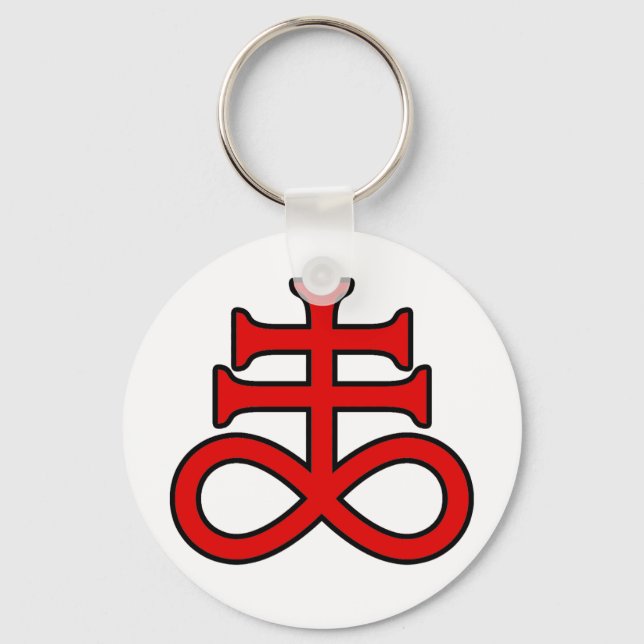 La Croix de l'Alchimiste Noir Nyckelring (Framsida)