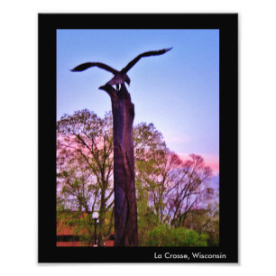 La Crosse Eagle Fototryck
