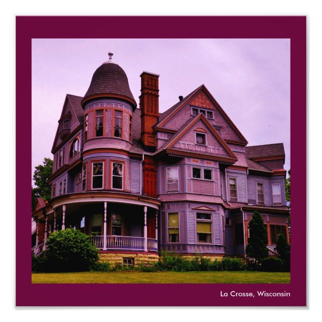 La Crosse Mansion Fototryck (Framsidan)