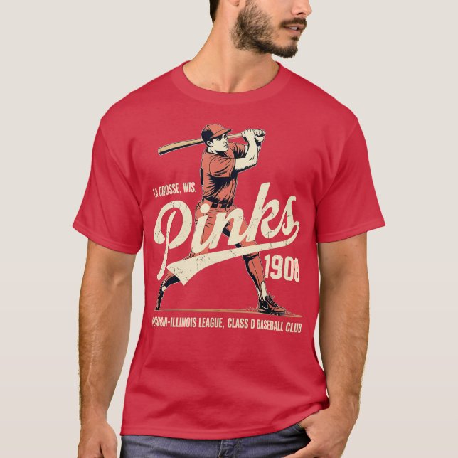 La Crosse Pinks 1980 (2) T Shirt (Framsida)