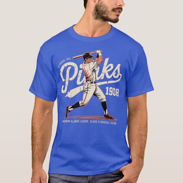 La Crosse Pinks 1980 T Shirt (Framsida)