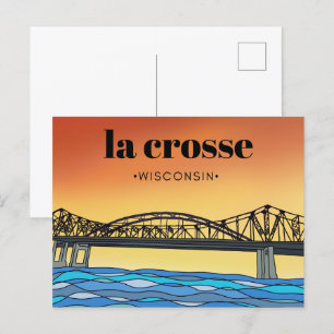 La Crosse-vykort Vykort