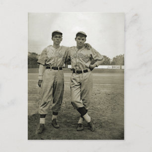 La Crosse Wisconsin Baseboll Vintage Fotografi Vykort