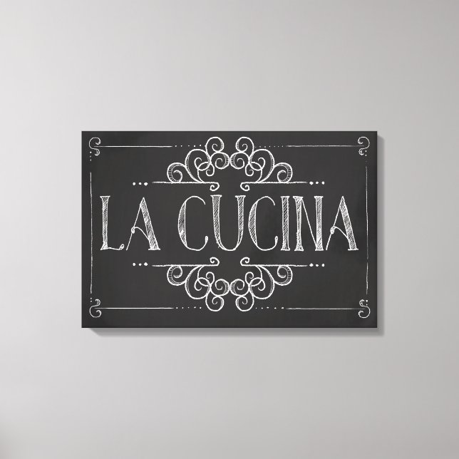 ’La Cucina’ Canvas (Framsida)