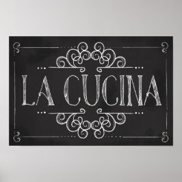 La Cucina Wall Decor Poster